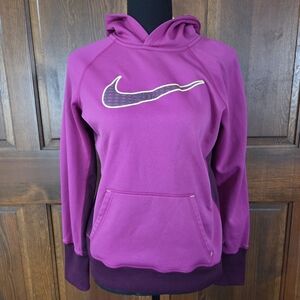 Nike~Therma-Fit Hooded Sweatshirt size  M purple